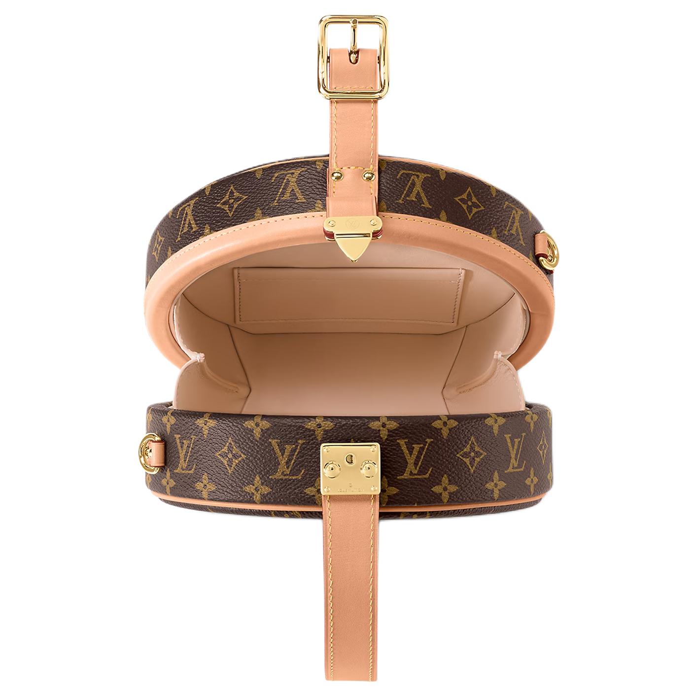 Женские сумка Louis Vuitton LOUIS VUITTON Petite Boite Chapeau (коричневый) — фото 4