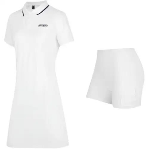 Skechers Short Sleeved Dress Women's Bright White