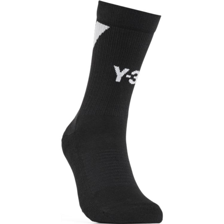 Y-3 intarsia-knit logo socks