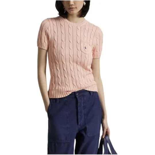 Polo Ralph Lauren Cable knit Short sleeve Top