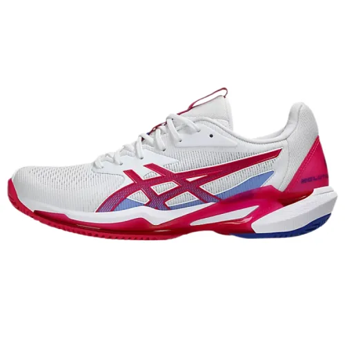 Asics Solution Speed FF 3 Low top Tennis Shoes Women's Gray Red