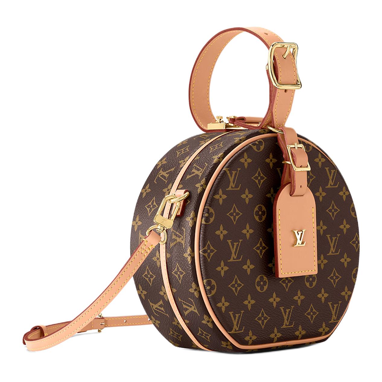 Женские сумка Louis Vuitton LOUIS VUITTON Petite Boite Chapeau (коричневый) — фото 2