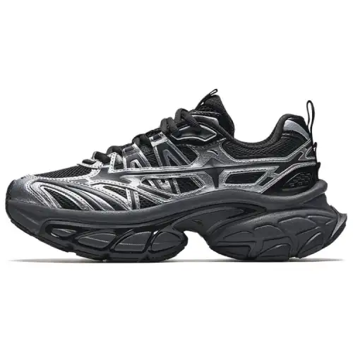 Anta Textile, Synthetic Leather Abrasion Resistant, Breathable, Lightweight Low top Chunky Sneakers Women's