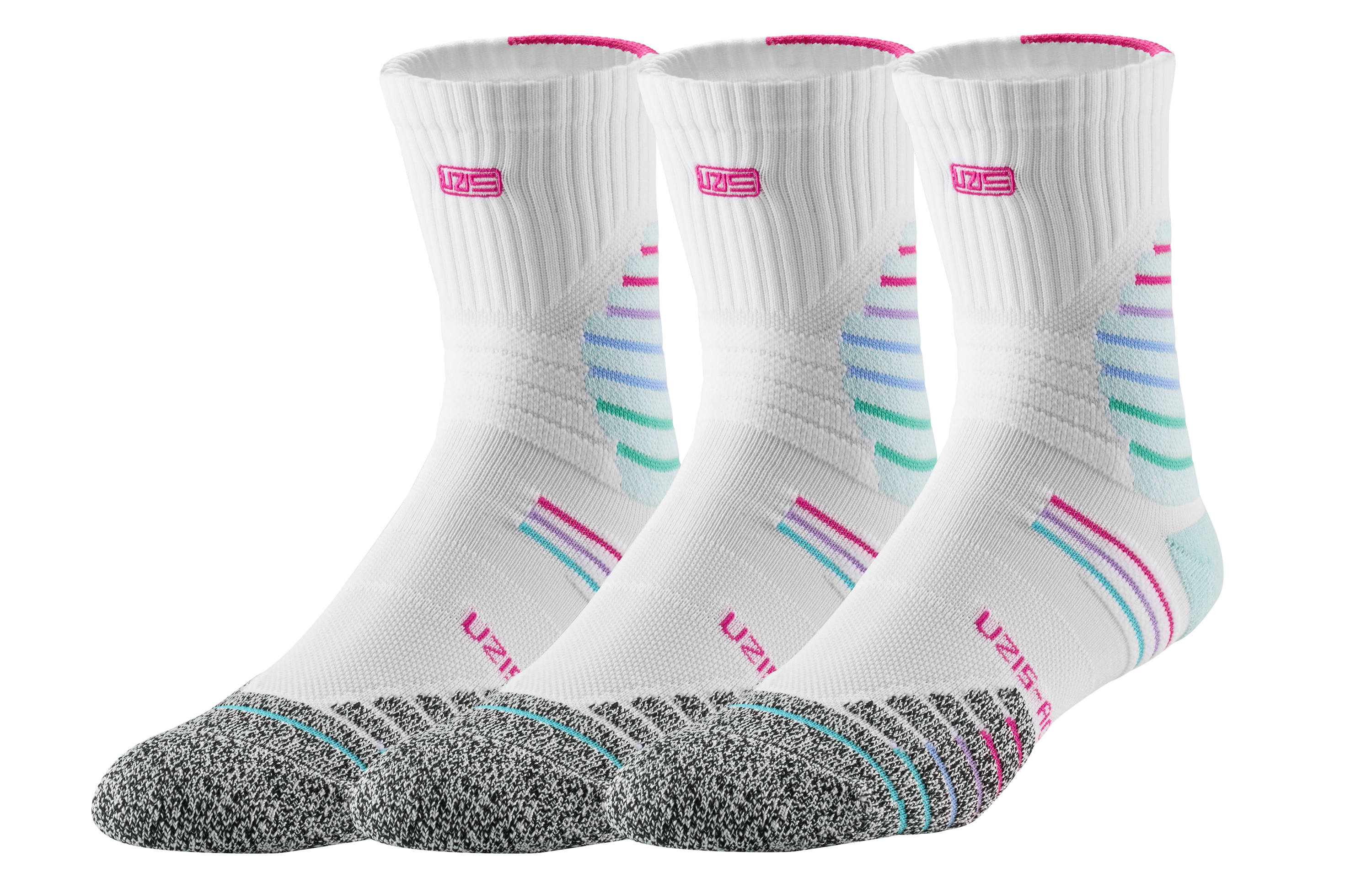 UZIS Mid Calf Socks Unisex 3 Pack