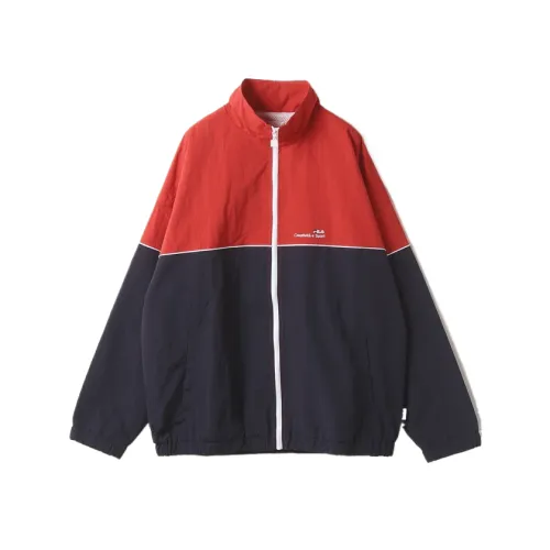 FILA Jackets Men's Black/Red Stand Collar Moderate Other