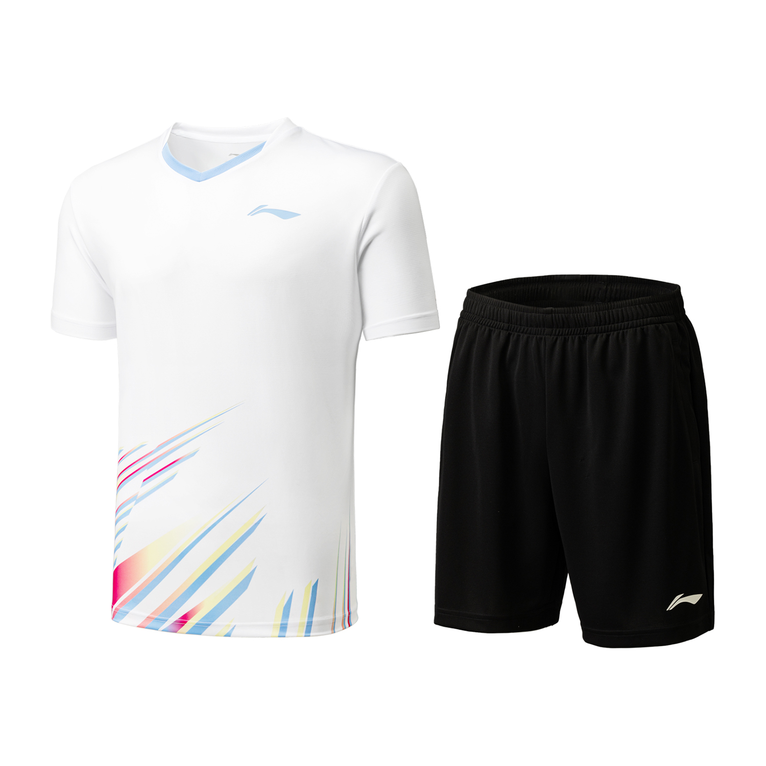 Li Ning Badminton Collection Badminton Jersey Set Unisex Standard White/Black