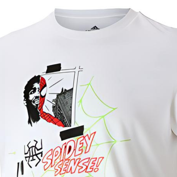 Мужская футболка adidas Spida Sense Tee (белая) — фото 3