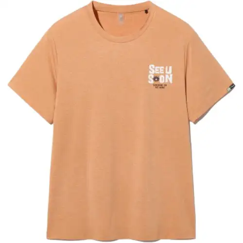 FILA T Shirts Unisex Orange Crew Neck