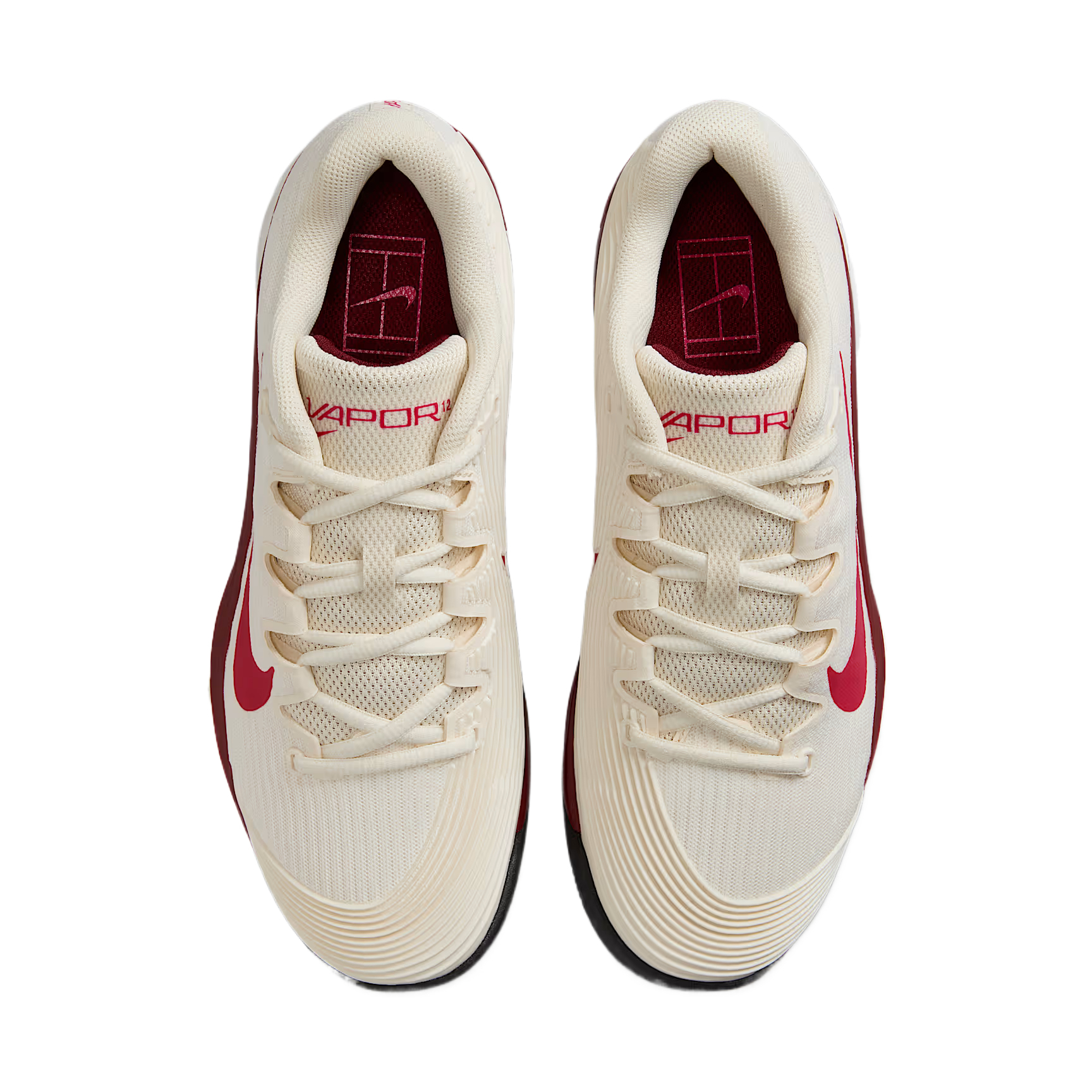 Nike Vapor 12 Low top Tennis Shoes Women’s Beige Yellow