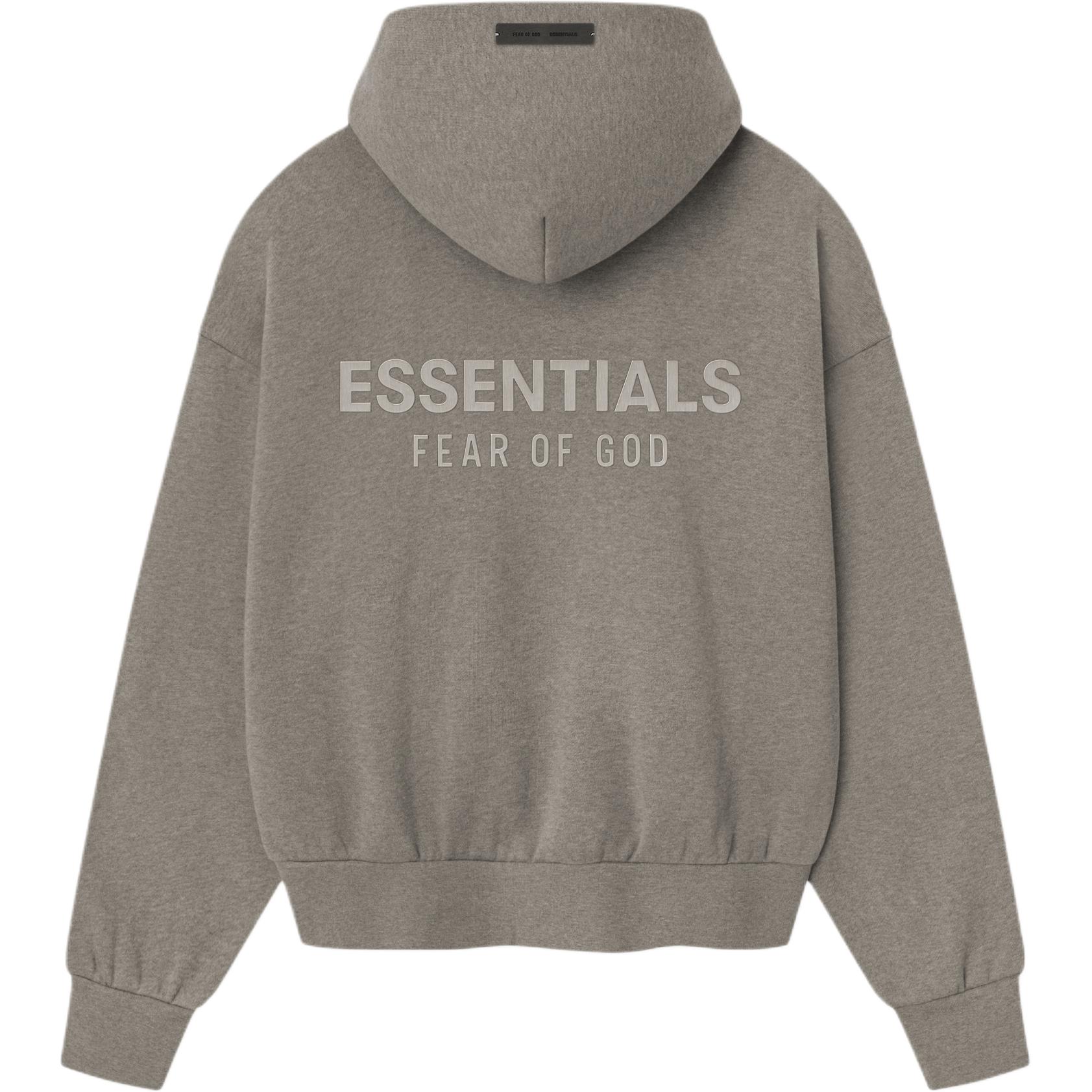 Мужское худи Fear of God Essentials SS25 (черное)