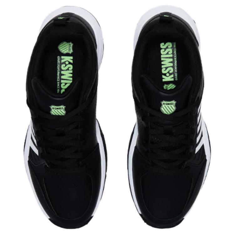 K·SWISS Textile, Synthetic Leather Low top Tennis Shoes Men’s Black White
