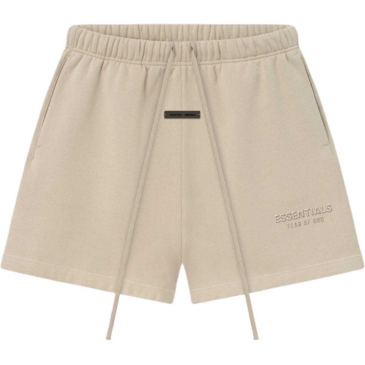 Мужские шорты Fear Fear of God Essentials × 25 PRING DROP1 SS25 (древесный коричневый)
