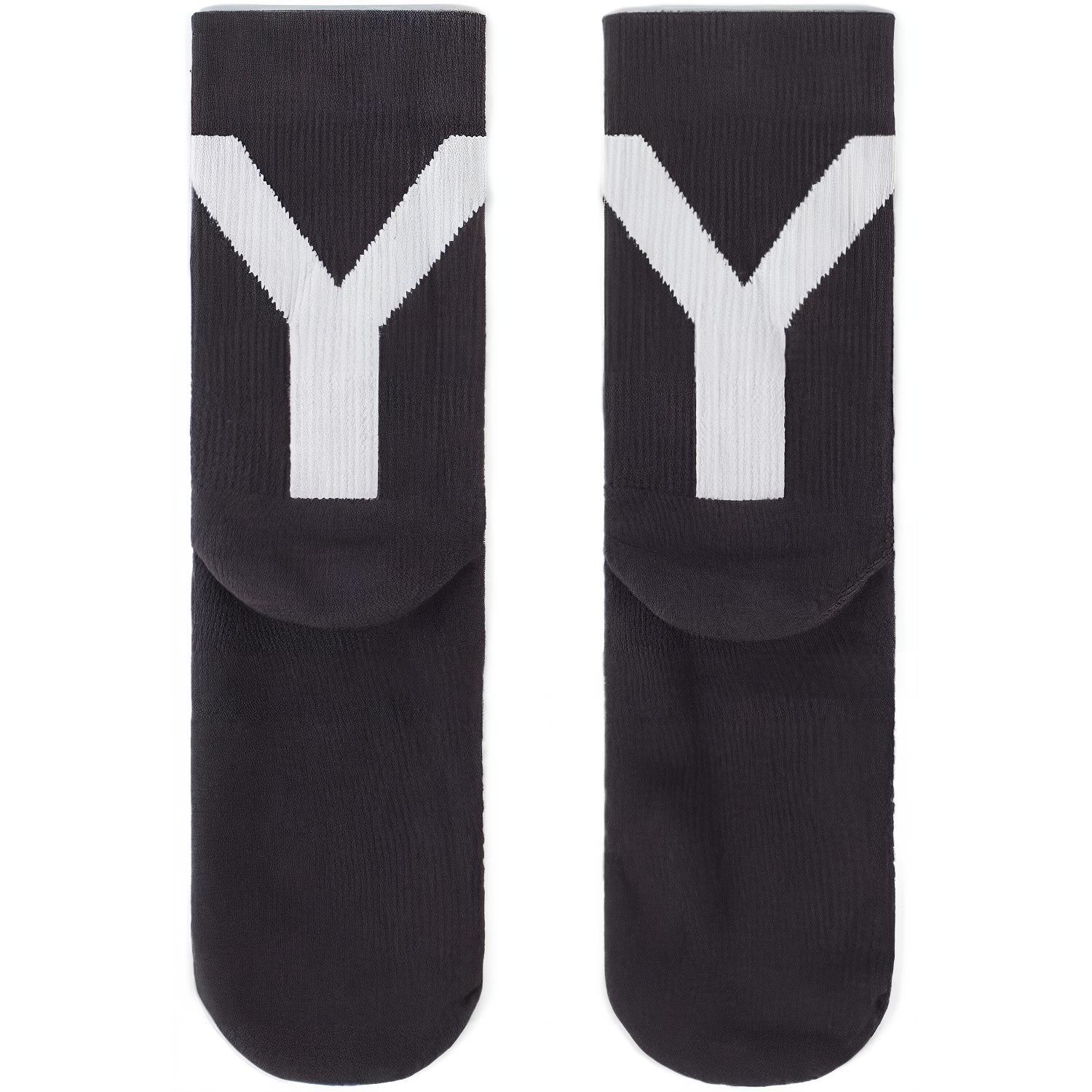 Y-3 intarsia-knit logo socks