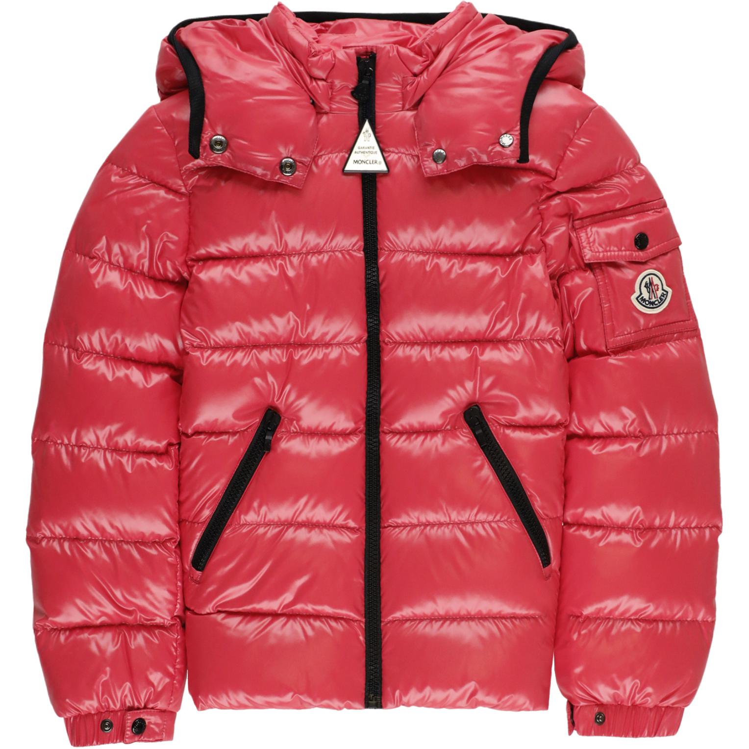 Детский пуховик Moncler Moncler (красный)