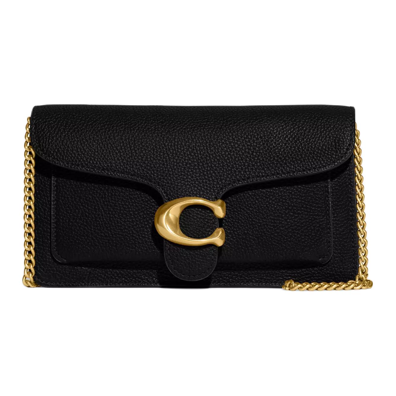 Женская сумка COACH Chain 20 (черная)