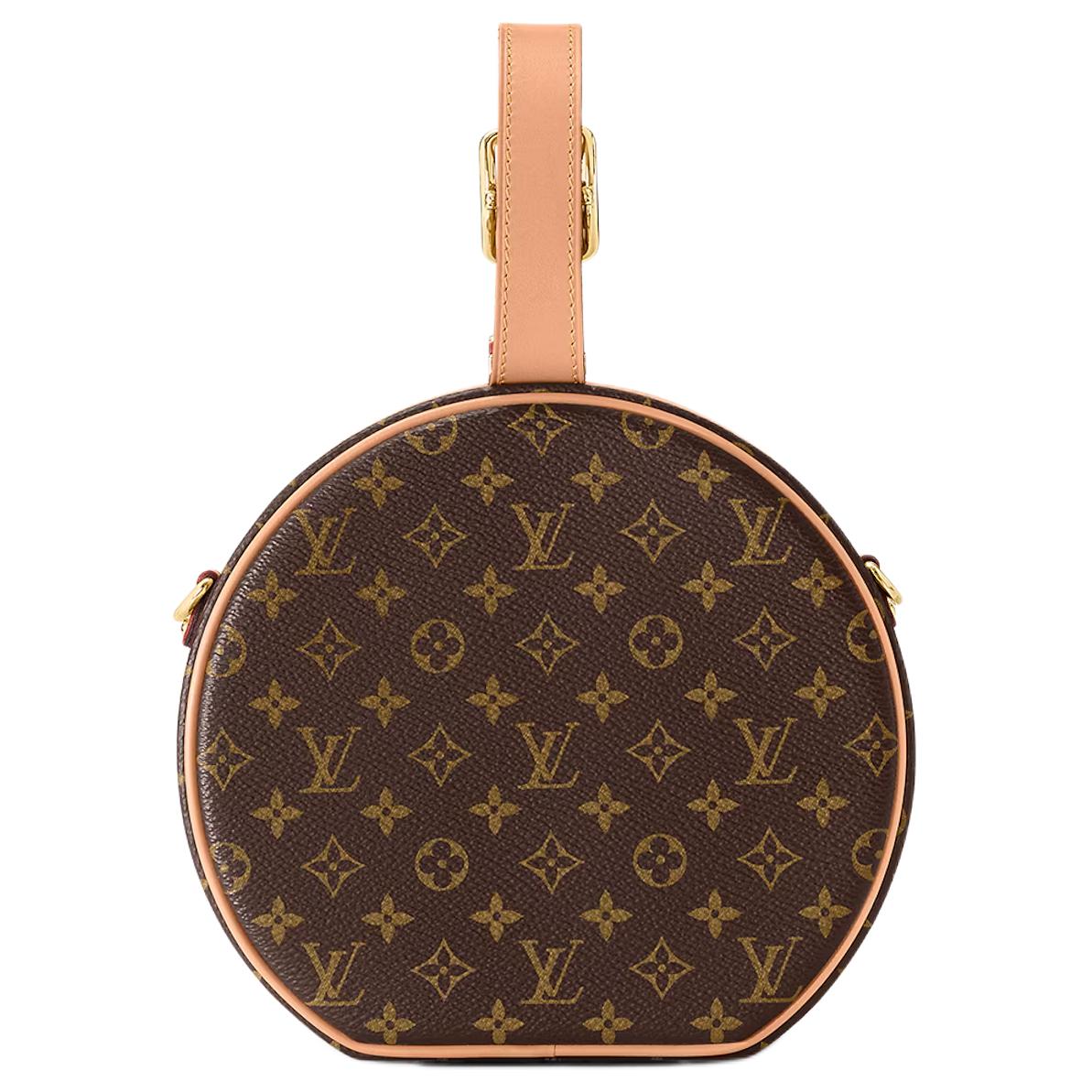 Женские сумка Louis Vuitton LOUIS VUITTON Petite Boite Chapeau (коричневый) — фото 3