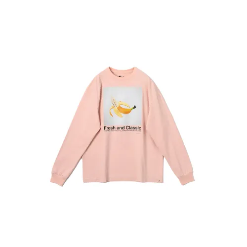 Converse T Shirts Unisex Pink Crew Neck Moderate Straight Fit