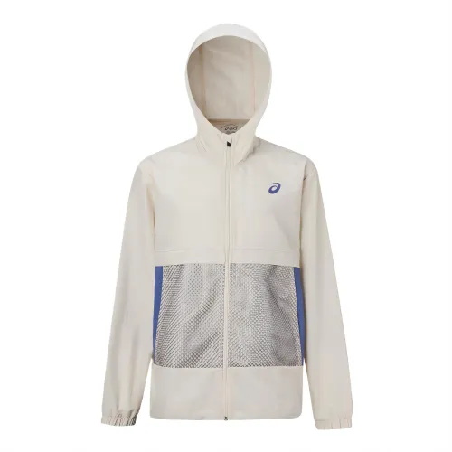 ASICS Jackets Unisex Light Beige Hooded Moderate Other
