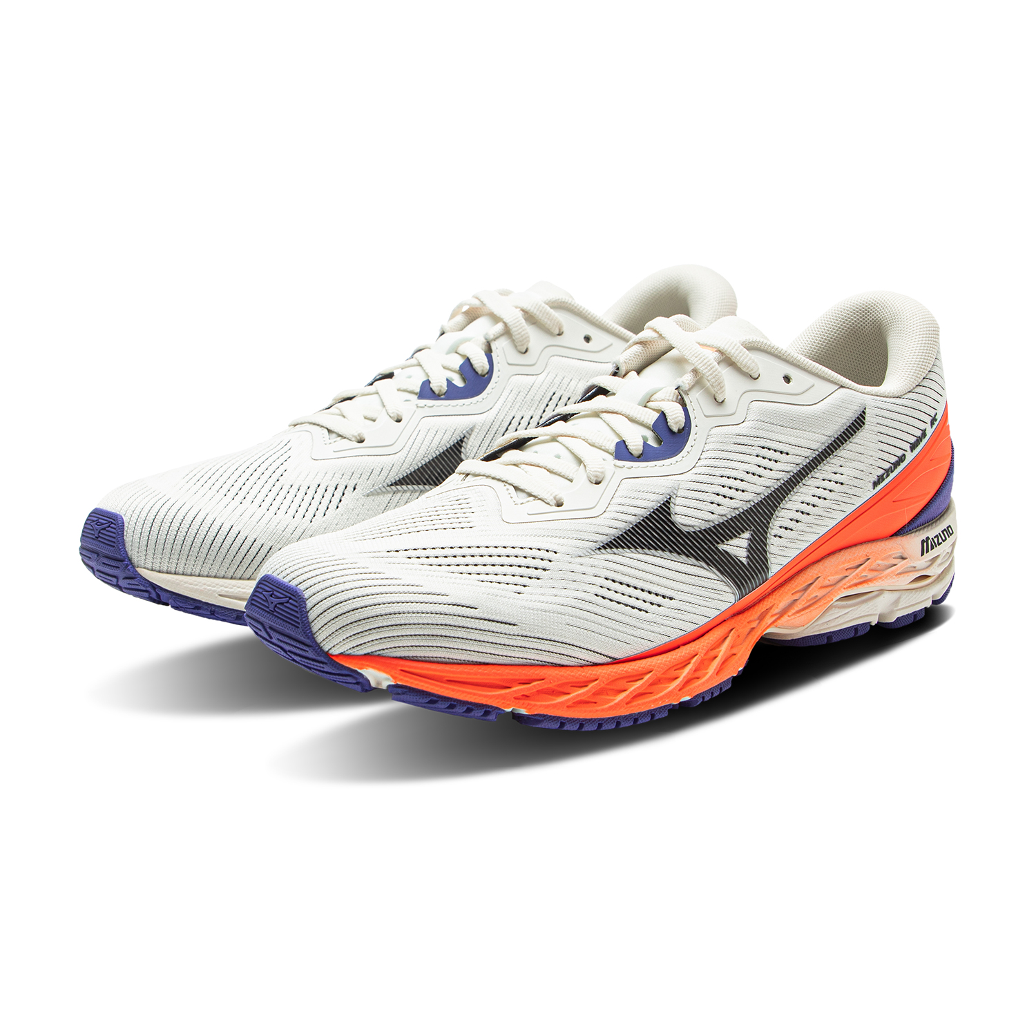 Mizuno WAVE RC Low top Physical Fitness Test & Exam Running Shoes Unisex Ecru