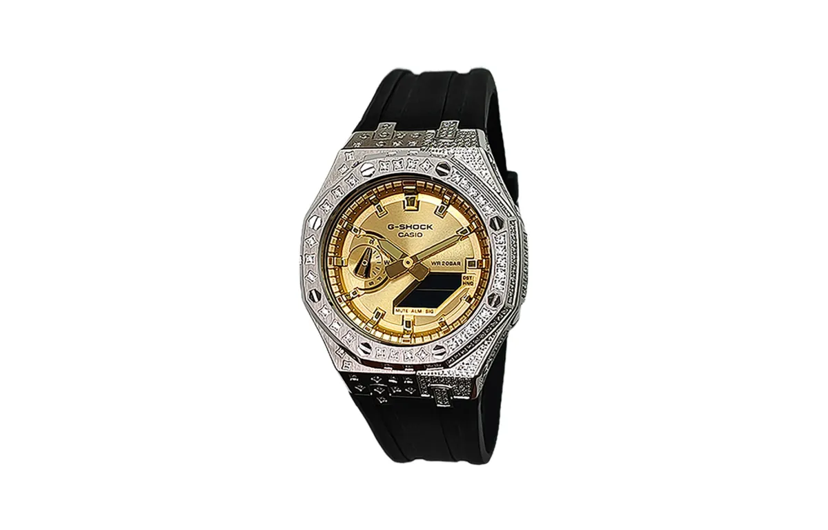 CASIO Custom Collection Quartz Movement Watch Men's Watches Gold Dial