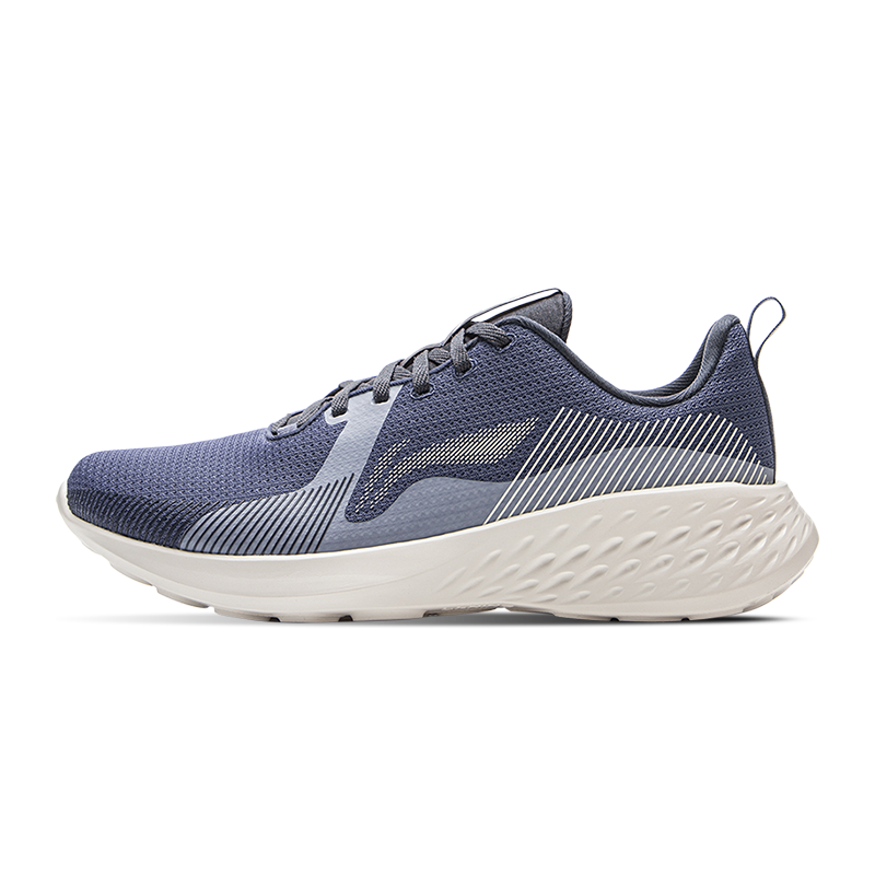 Li Ning Cyan Cloud Cushioning Abrasion Resistant Cushioning, Wear Resistant Low top Casual Running Shoes Men’s