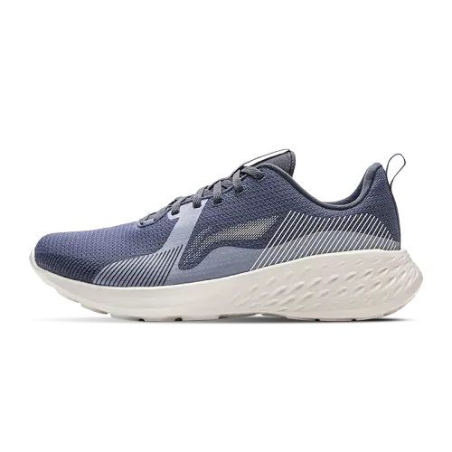 Li Ning Cyan Cloud Cushioning Abrasion Resistant Cushioning, Wear Resistant Low top Casual Running Shoes Men's