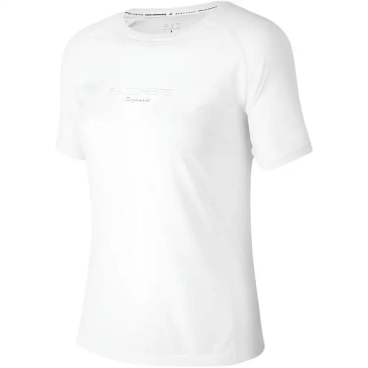 Skechers Comfortable Technology Collection Raglan Sleeve T Shirt Women's Bright White