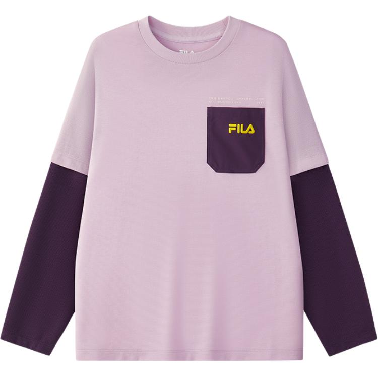 Детская футболка Fila с длинным рукавом (разноцветная)