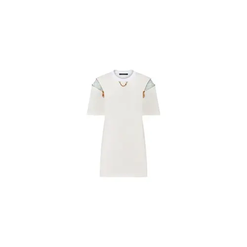 LOUIS VUITTON Zipper Sleeve T-Shirt Dress