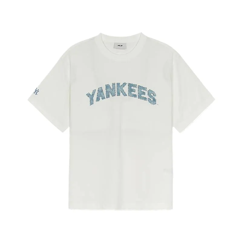 MLB SS25 T Shirt Unisex New York Yankees Ivory