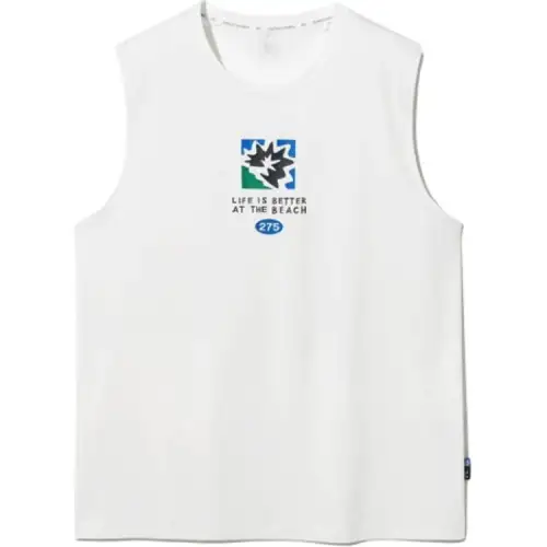 FILA Tank Tops Unisex White Crew Neck Moderate Other