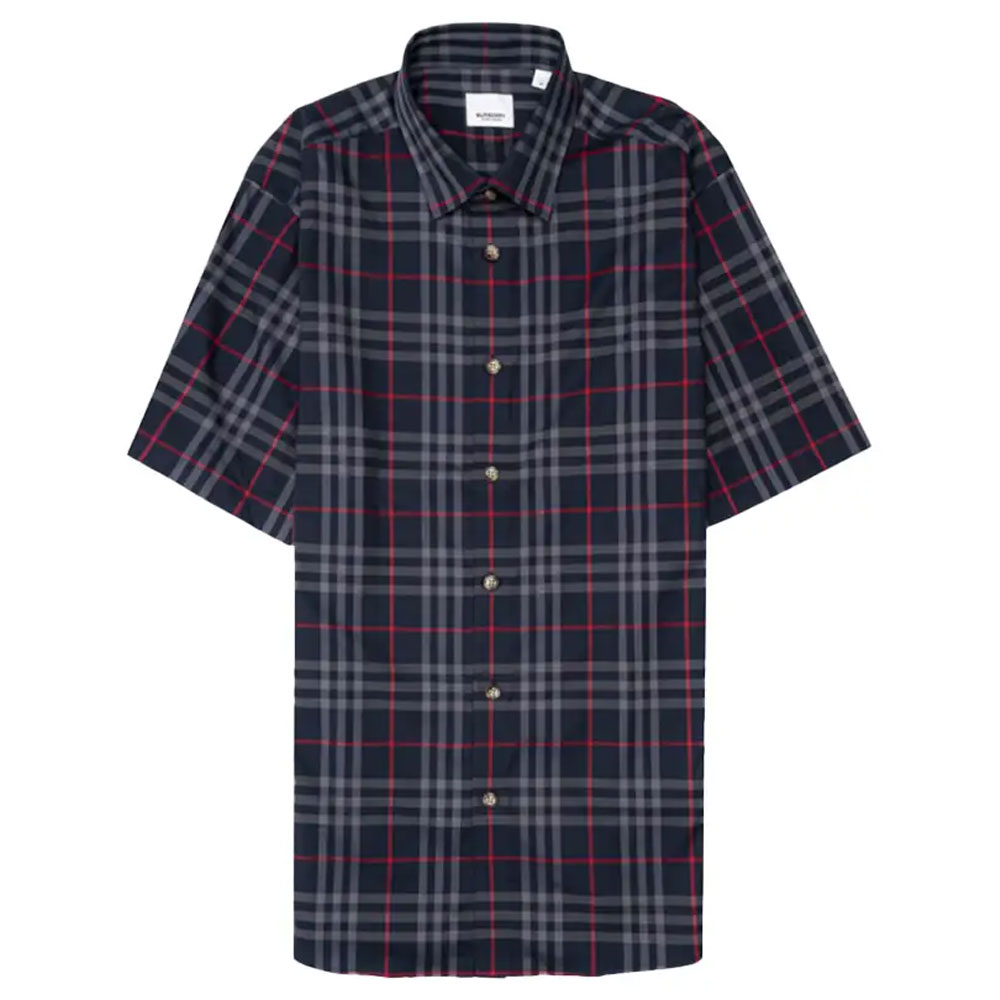 Мужская рубашка Burberry SS24 Check Shirt (разноцветная)