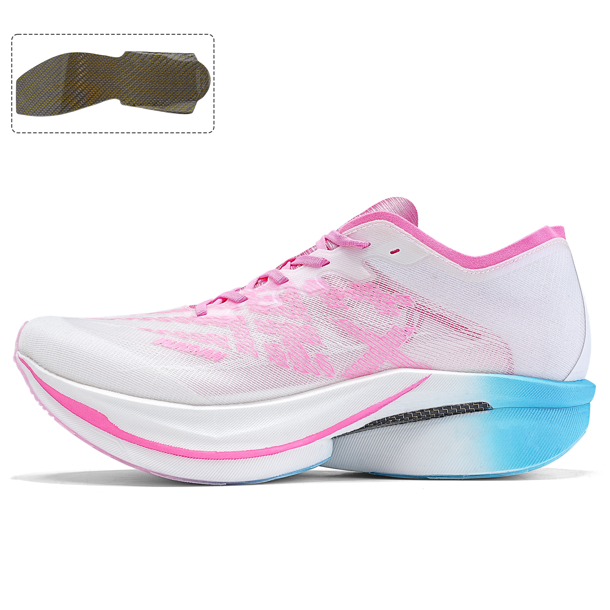AAITKRYIINCL Low top Running Shoes Unisex Cherry Sea Cloud Blue