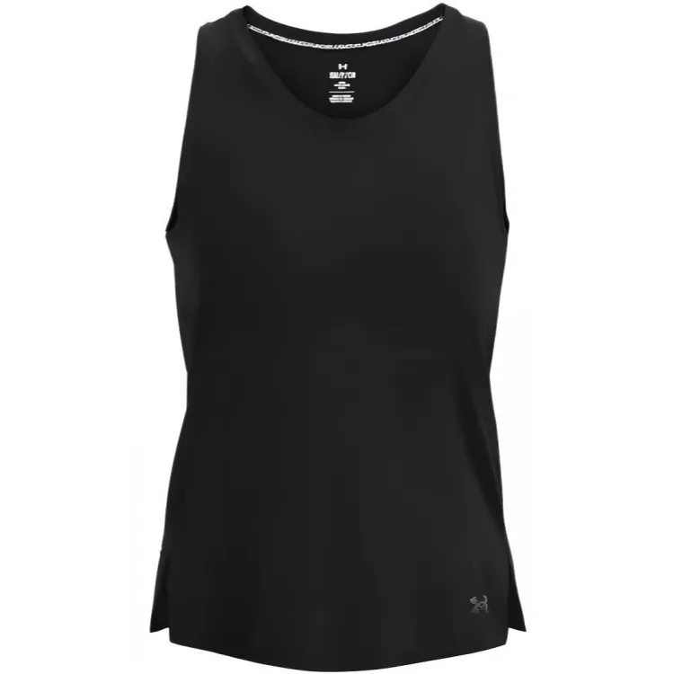 Under Armour Iso-Chill Sleeveless Sports Shirts Women's Black Moderate Nipped-in Waist