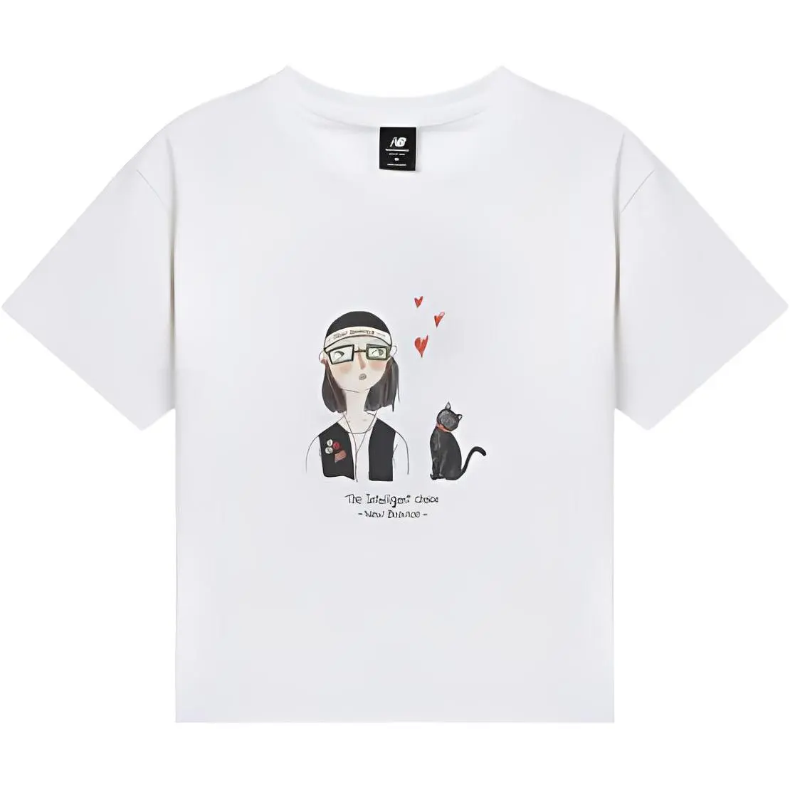 New Balance Drop Shoulder Sleeve T Shirt Women's White