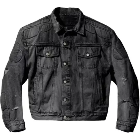 YEEZY x Gap X Balenciaga Denim Jacket Men's Gray Wash