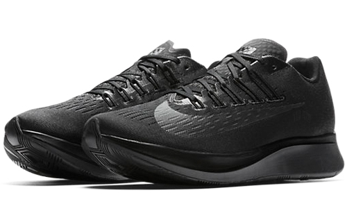 Мужские кроссовки Nike Zoom Fly 1 Triple Black (черные) — Чёрный — фото 3