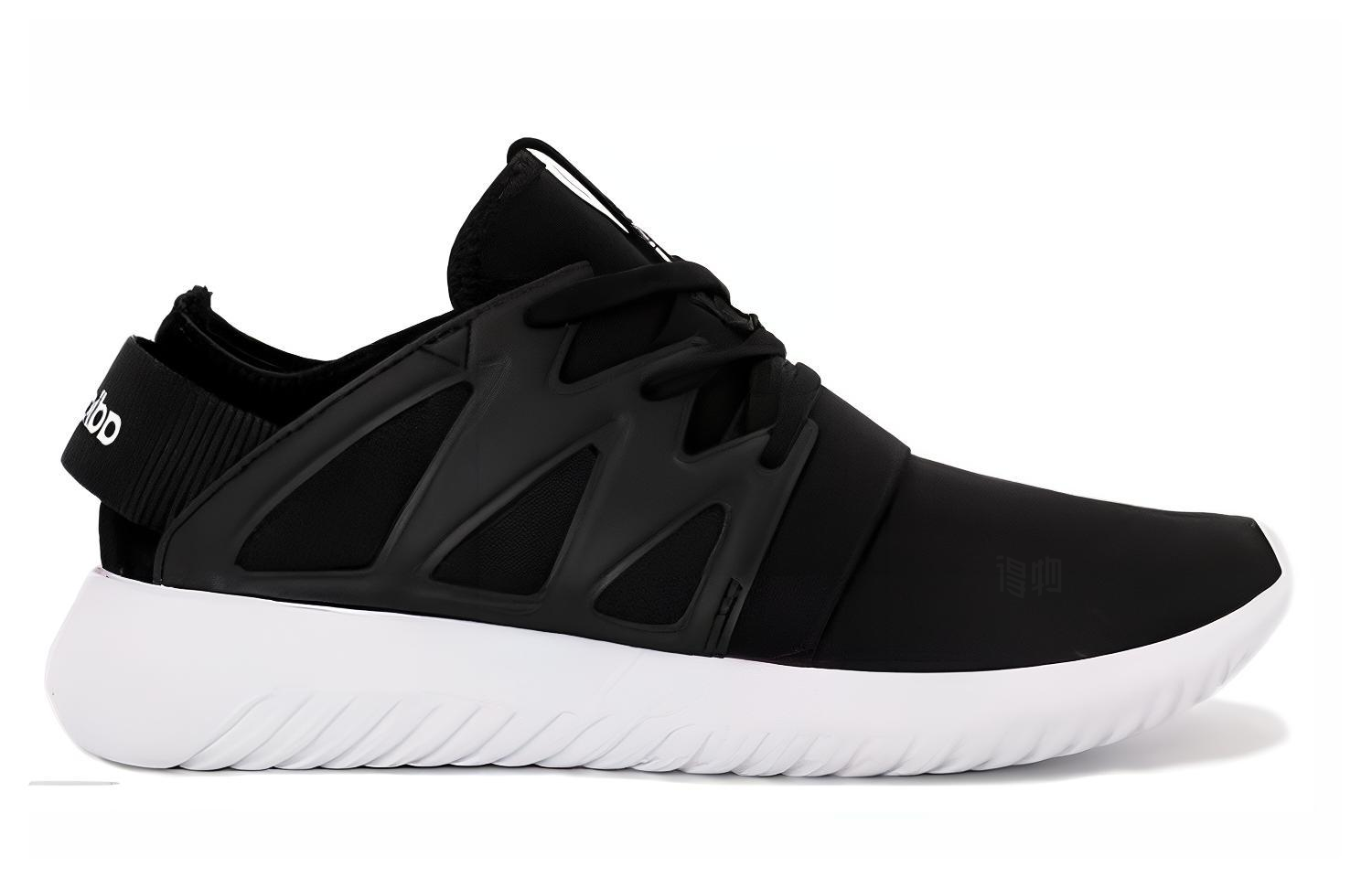 Женские кроссовки adidas originals Tubular Viral Black (черно-белые) — фото 2
