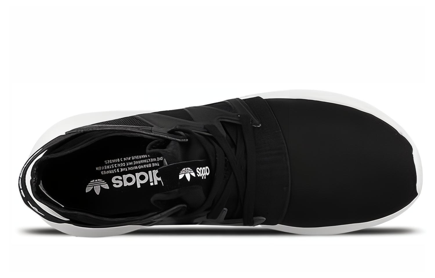 Женские кроссовки adidas originals Tubular Viral Black (черно-белые) — фото 3