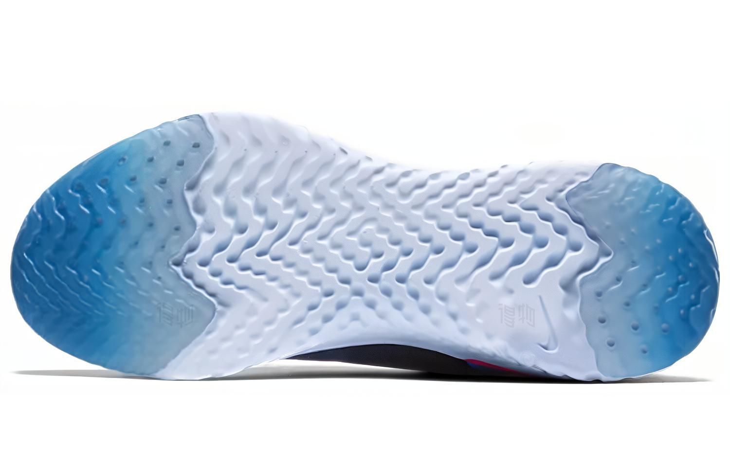 Женские кроссовки Nike Epic React Flyknit 1 (темно-синие) — фото 5