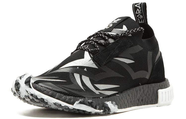 Кроссовки adidas originals NMD Racer Juice (черно-белые) — фото 2