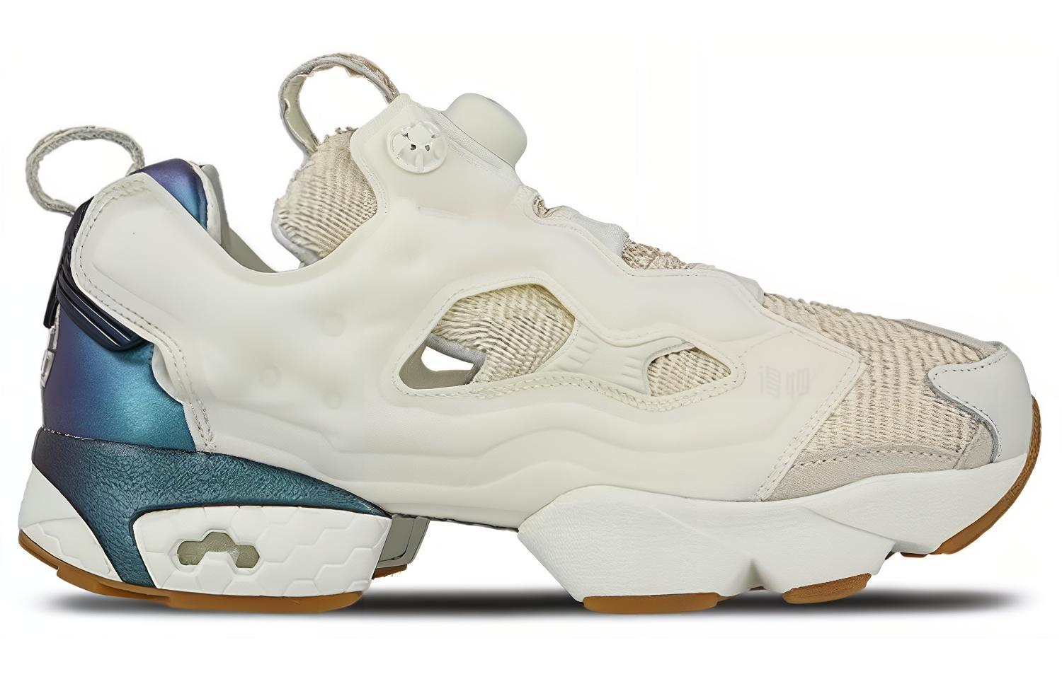 Кеды Reebok Instapump Fury (сине-белые) — Синий / белый — фото 2
