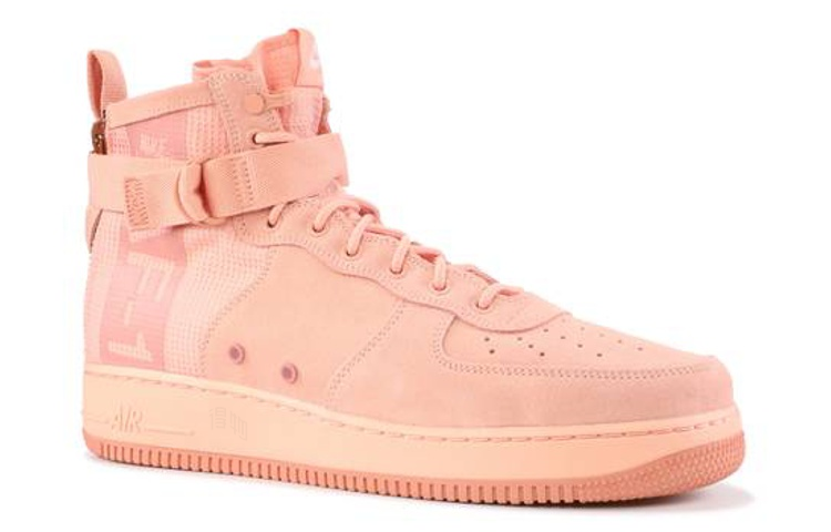 Мужские кроссовки Nike Air Force 1 (розовые) — фото 3