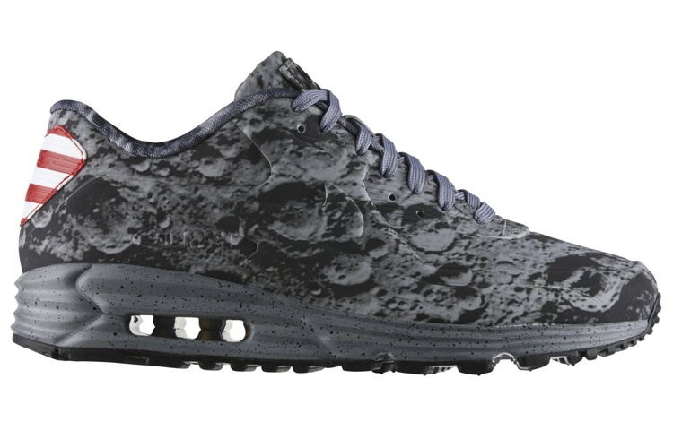 Кроссовки Nike Air Max Lunar (серые) — 反光银/反光银 — фото 2