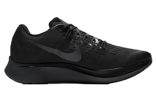 Мужские кроссовки Nike Zoom Fly 1 Triple Black (черные) — Чёрный — фото 2