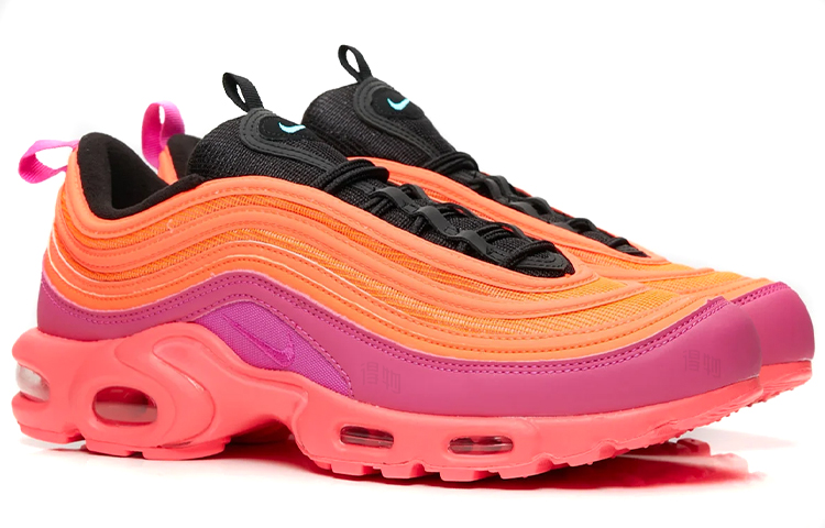 Кроссовки Nike Air Max Plus (розовый) — Розовый / оранжевый / чёрный — фото 3