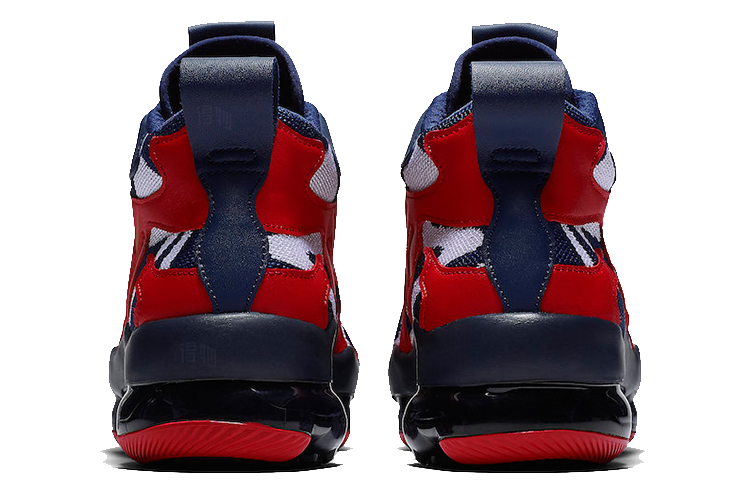 Кроссовки Nike VaporMax Gliese (синий/красный) — Синий / красный — фото 4