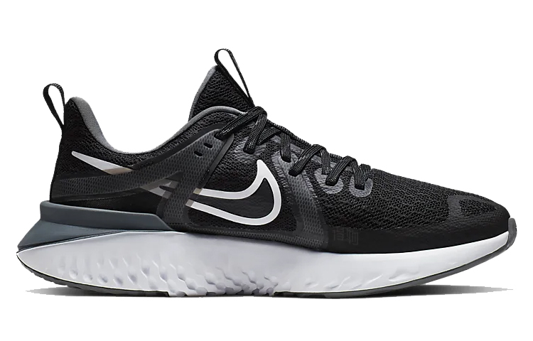 Женские кроссовки Nike Legend React 2 (черный / серый / белый) — Чёрный / серый / белый — фото 2