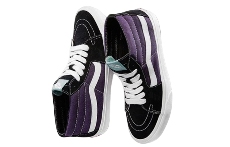 Кеды Vans SK8 (бело-фиолетовые) — фото 3