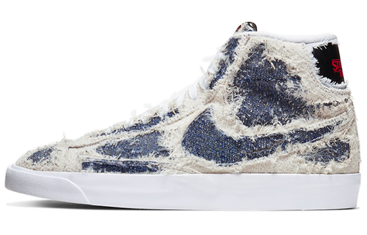 Кеды Nike Blazer Upside Down (бежевые) — фото 2